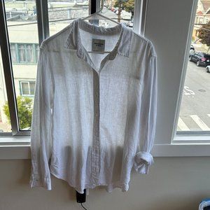 Abercrombie White Button-Up